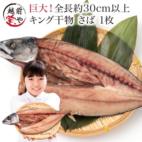 特大 サバ 干物 1尾 巨大 キング さば 鯖 干物セット 真空パック 一夜干し 一夜干し魚 一夜干しセット ((冷凍))