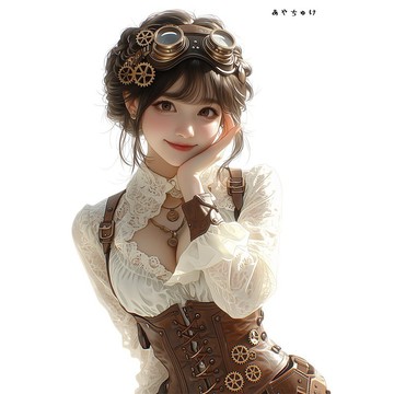 【5 月新品 5】07-124-0142 人物貼紙 蒸汽龐克風格