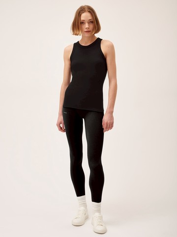 PANGAIA - Women's 365 Lightweight Rib Tank Top - black - XS XS