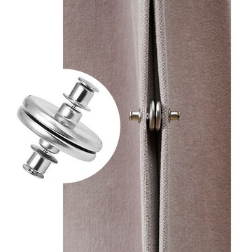 日本SP SAUCE窗簾磁吸對扣組(4個磁扣)