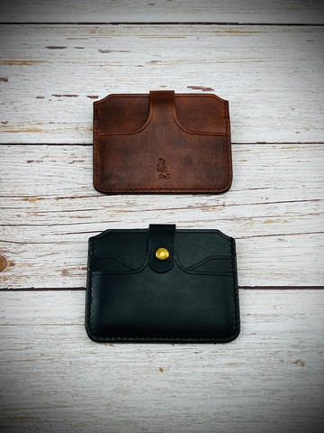 【卡包】SL.026 植鞣簡約卡包/ 義大利植鞣革/ 素面黑色/茶色