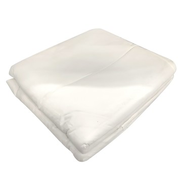 Prawear 巴麗維亞 50%天絲素色雙人兩用被床包組-本白  本白  雙人  床包組