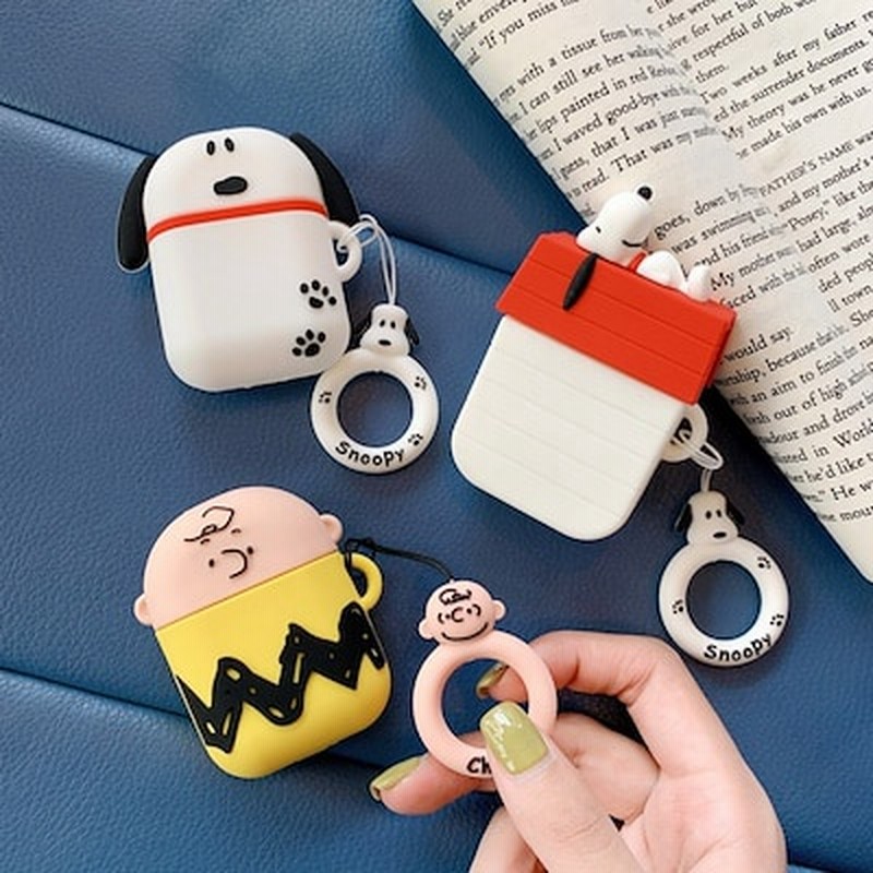 スヌーピー チャーリーブラウン キャラクター Airpods 第1世代 第2世代 ケース カバー かわいい シンプル 韓国 大人 可愛い お洒落 イヤホンケース フィンガーリング付き チ 通販 Lineポイント最大get Lineショッピング