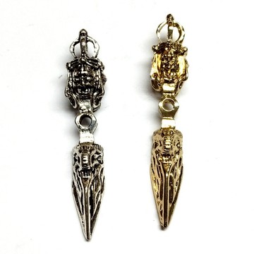 普巴杵普巴金剛杵普巴金剛金剛杵項鏈五色繩項鍊(附開光證明)