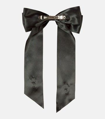 Simone Rocha Embellished bow-detail satin barrette