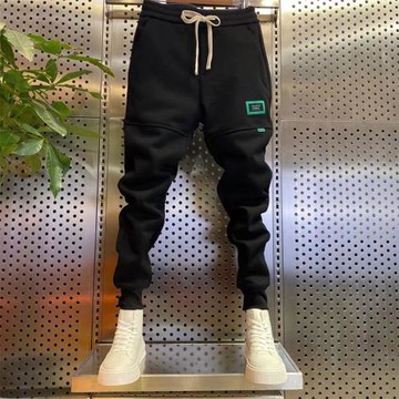 2025網紅休閑運動褲子春秋季男士韓版無磁小腳褲ins潮流百搭束腳