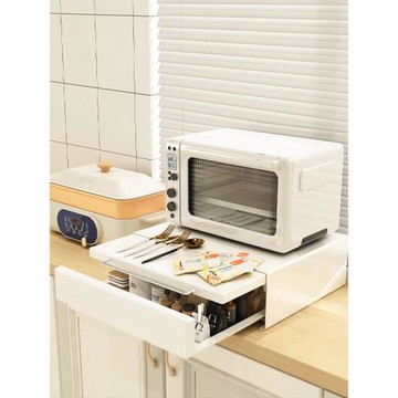 電飯煲咖啡機置物架廚房臺面多功能烤箱支架桌面微波爐電器收納架