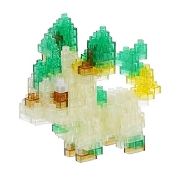nanoblock 河田積木 迷你積木 NBPM-083  1個  葉伊布 水晶特別版