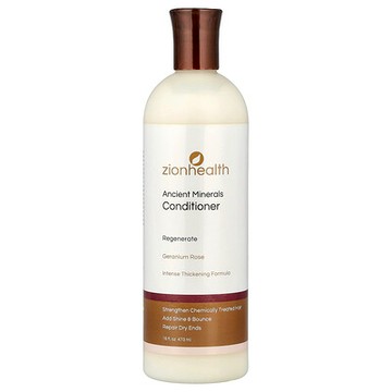 Zion Health, 古老礦物質，護髮素，天竺葵玫瑰香，16 液量盎司（473 毫升）