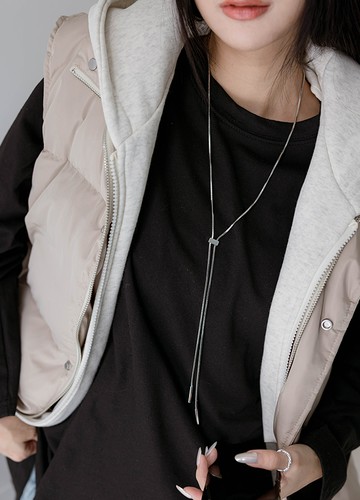 銀色可調節長項鍊