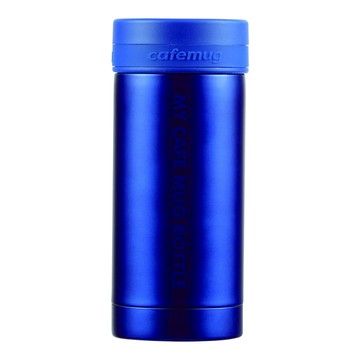 Pearl Life 珍珠金屬 My Cafe 隨行杯 HB-5189  200ml  藍色磨砂  1個