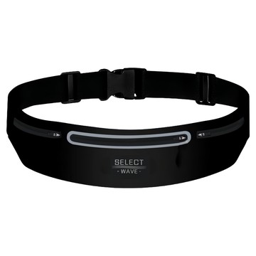 選擇波 纖薄彈性三口袋跑步腰帶  黑色  腰圍 60-120公分  1個