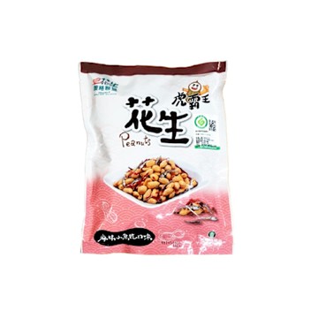 虎尾鎮農會 虎霸王花生-麻辣小魚乾口味100g