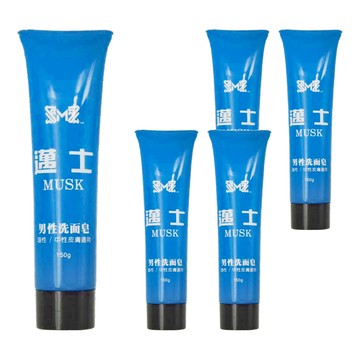 MUSK 邁士 男性洗面皂 油性  150g  5條