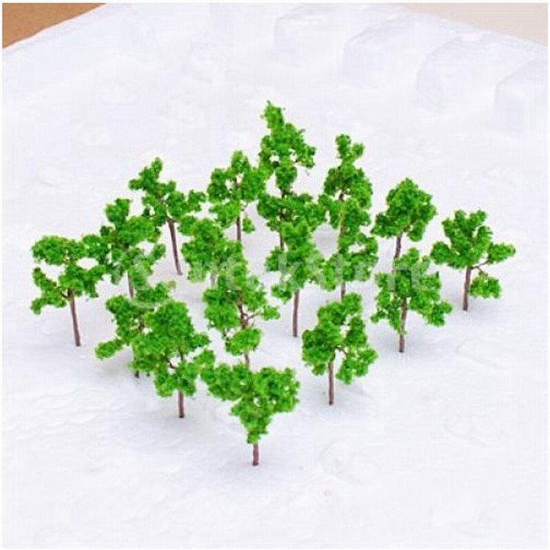 50pcs 模型用 樹木 建築鉄道電車模型 木 高さ4cm スケール 1 350 1 400 通販 Lineポイント最大0 5 Get Lineショッピング