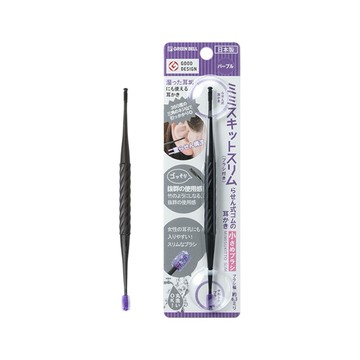 日本 360度雙頭螺旋挖耳棒-紫 1st (JN1940)