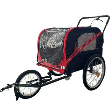 寵物自行車拖車可折疊貓狗推車兩用戶外露營行李拖掛車 99購物節