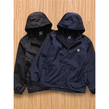 出口歐美 外貿男裝春秋戶外運動輕薄防風防水連帽夾克沖鋒衣外套