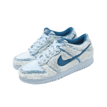 休閒鞋 Dunk Low GS 大童 女鞋 Abominable Snowman 藍 毛絨 雪怪 IM7171-301