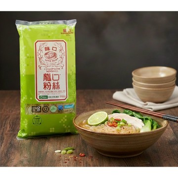 (低消$150出貨) 龍口純翠（純綠豆）粉絲 冬粉 175g(5把裝)