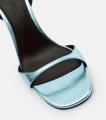 The Attico Ora 95 leather slingback sandals