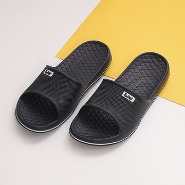 【333家居鞋館】晶亮菱格紋室外拖鞋-深藍