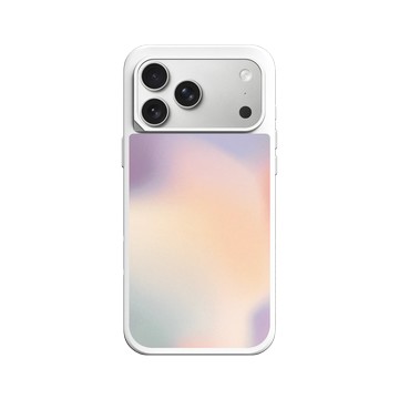 iPhone 17 Pro Max SolidX 白 - 石紋與渲染 / Marble & Dreamy Gradient - 輕舞光暈