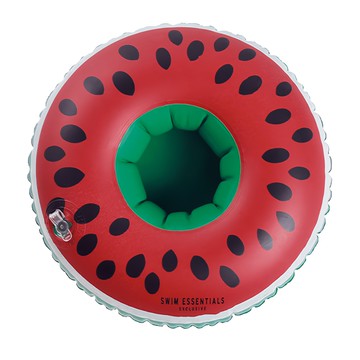 SWIM ESSENTIALS 荷蘭 充氣漂浮杯架  西瓜甜甜圈  1個