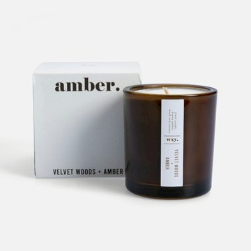 wxy Amber 琥珀蠟燭(S)-絲絨木 & 琥珀