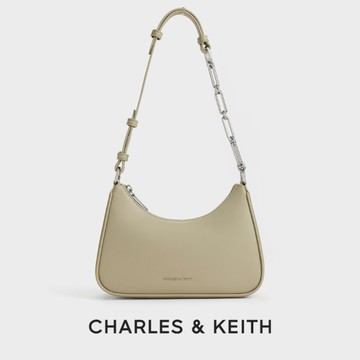 【CHARLES & KEITH】Lane 肩背包｜限時特價｜通勤簡約時尚｜生日禮物｜快速出貨｜小CK｜官方直營