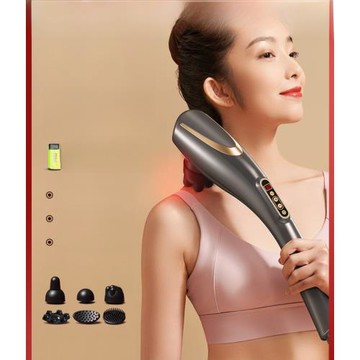 按棒器電動手持式錘肩頸敲打頸椎腰部全身經絡捶背部震動儀