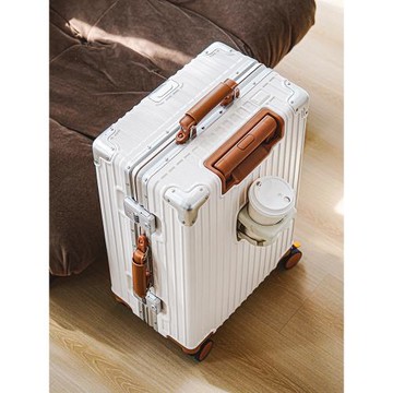 (免運)多功能行李箱拉桿箱女網紅旅行箱男充電鋁框學生大容量登機皮箱子