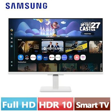 SAMSUNG三星 27型 智慧聯網螢幕 M5 M50F 白 S27FM501EC