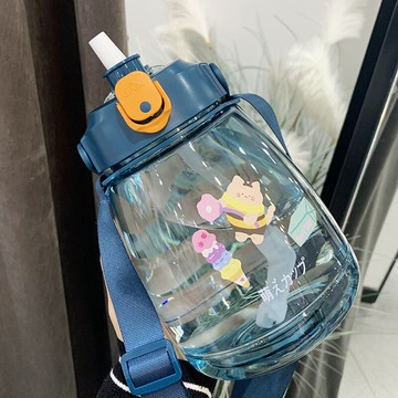 水杯女超大號容量1500ml吸管塑料杯大肚夏天網紅水壺孕婦外出攜帶