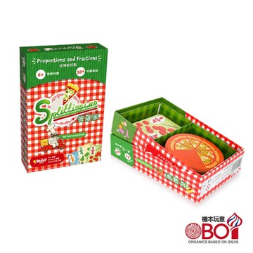 『高雄龐奇桌遊』 披薩家 splittissimo 繁體中文版 分數概念桌遊 正版桌上遊戲專賣店