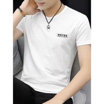 莫代爾冰絲短袖t恤男裝2025新款潮牌潮流冰感體恤半袖夏季上衣服