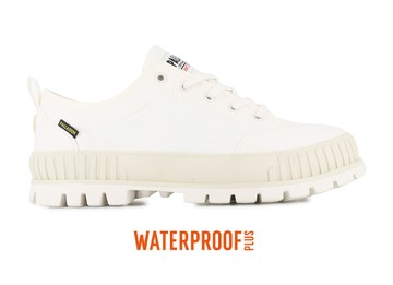 【PALLADIUM】 PALLASHOCK LO WP 防水靴 奶油白(74408-180)