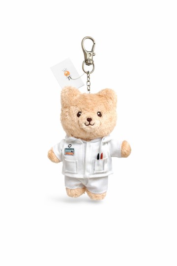 現貨 護理師 林檎小熊絨毛玩偶鑰匙圈  醫護人員 醫生