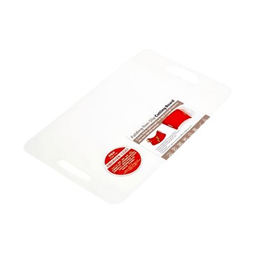 KEYTOSS 詰朵斯 輕鬆放 折疊防滑切菜板  輕量級 雙手拿取無負擔  立體壓紋處理  38 x 25 x 0.35cm  1個  White  Red