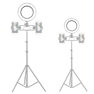 6寸直播LED環形補光燈主播美顏嫩膚自拍打光抖音神器專用大光圈燈