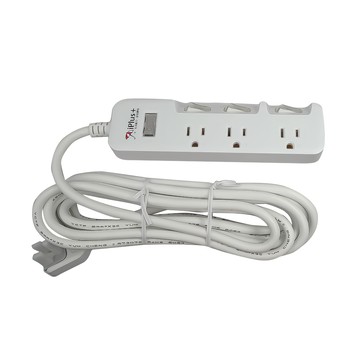 iPLUS+ 4開關3座3孔延長線 4.5m SH1208 1個  白色
