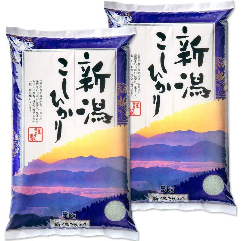 新潟県産 コシヒカリ 山並 白米 10kg (5kg×2 袋) 令和4年産