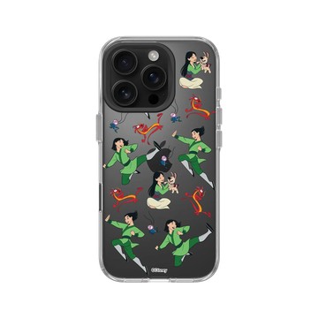 iPhone 16 Pro Clear Case（相機按鈕） 透明 - 迪士尼-公主系列 Disney Princess - 花木蘭