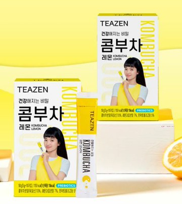 Teazen Kombucha Lemon 10 Sticks