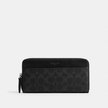 經典 SIGNATURE UPCRAFTED 皮革風琴褶皮夾