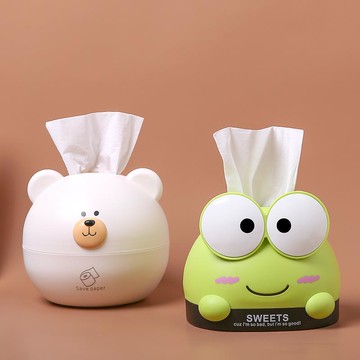 紙巾盒創意家用餐巾紙客廳宿舍桌面臥室紙卷可愛卡通紙筒抽紙盒