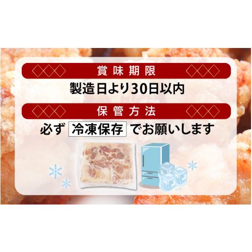 ふるさと納税 福井県 敦賀市 [058-a019] 明洞オリジナル！唐揚げ用鶏モモ肉 約600g