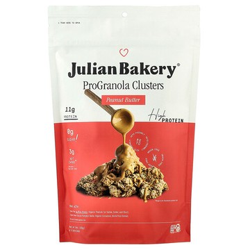 Julian Bakery, ProGranola，花生醬堆，9 盎司（255 克）