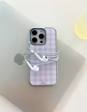 Picnic Lavender MagSafe 環氧樹脂 iPhone 保護殼