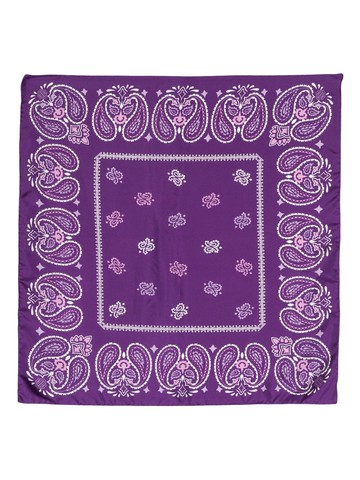 Maje - paisley-print silk scarf - women - Silk - One Size - Purple